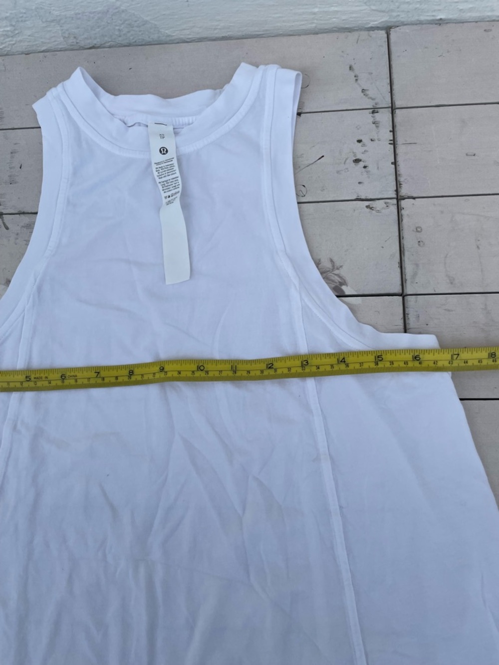 lululemon athletica White Racerback Stretch Tank - Picture 8 of 11